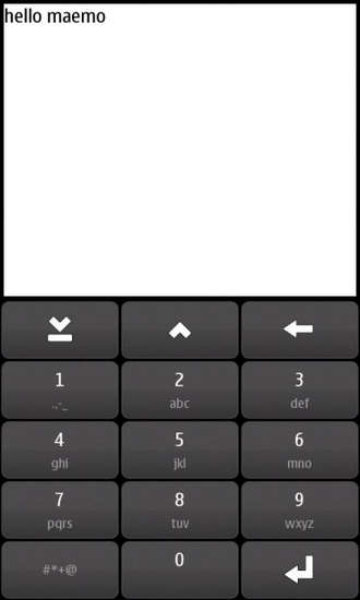 Portrait keyboard for Nokia N900 / Maemo 5