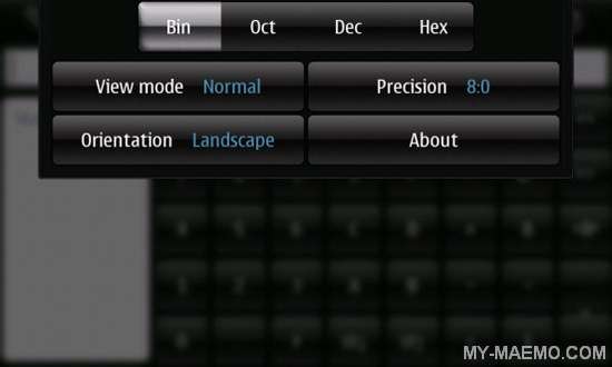 ProCalc for Nokia N900 / Maemo 5