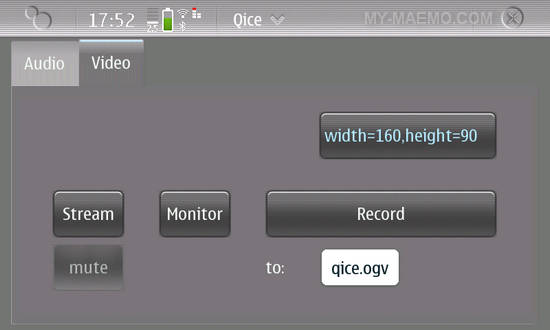 Qice for Nokia N900 / Maemo 5