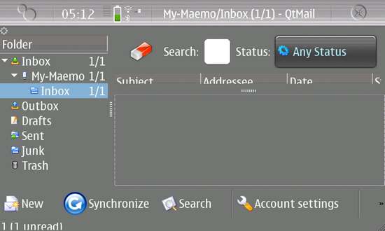 QMF Mail Client for Nokia N900 / Maemo 5