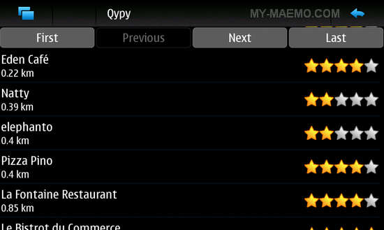 Qypy for Nokia N900 / Maemo 5