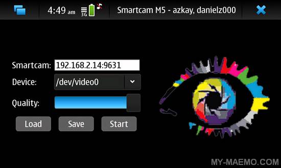 Smartcam for Nokia N900 / Maemo 5