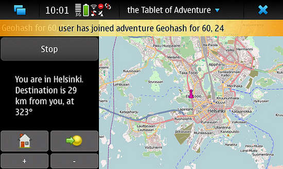 The Tablet of Adventure for Nokia N900 / Maemo 5
