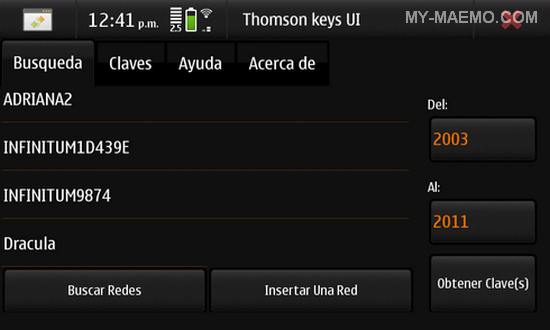 Thomsonkeys for Nokia N900 / Maemo 5