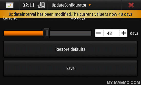 Update Configurator for Nokia N900 / Maemo 5