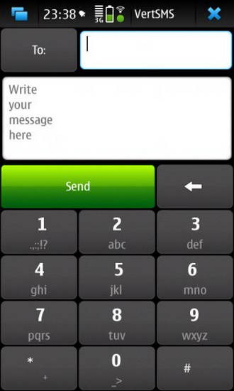 VertSMS for Nokia N900 / Maemo 5